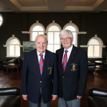 8 September 17, Mandatory Credit ©Press Eye/Darren Kidd
Hugh Dillon & Alistair McQuoid.
Titanic Hotel Belfast.