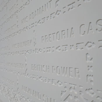 Ship's Names, credit Tandem Design