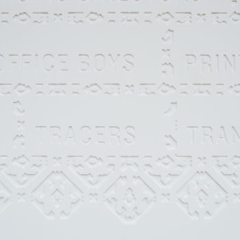 Job Titles Bas Relief, credit Carrie Davenport